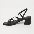 White Sun - Sandales A Talons Maha - Black