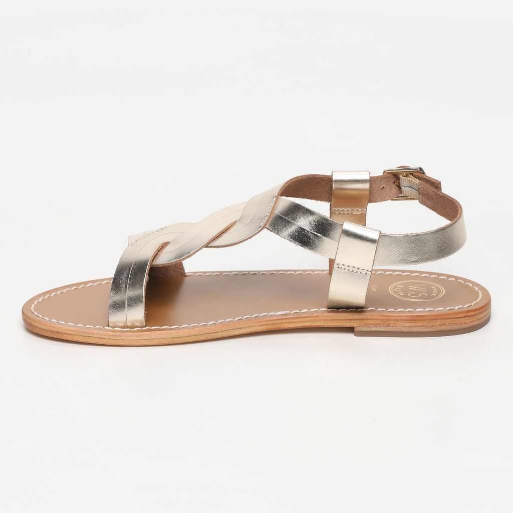 White Sun - Sandales Andorra - Gold Buff - Gold