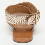 White Sun - Sandales Solana - Gold Goat Leather - Gold