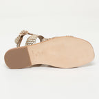 White Sun - Sandales Solana - Gold Goat Leather - Gold