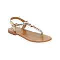 White Sun - Sandales Natal - Gold Crackle Foil Leather - Gold Crackle