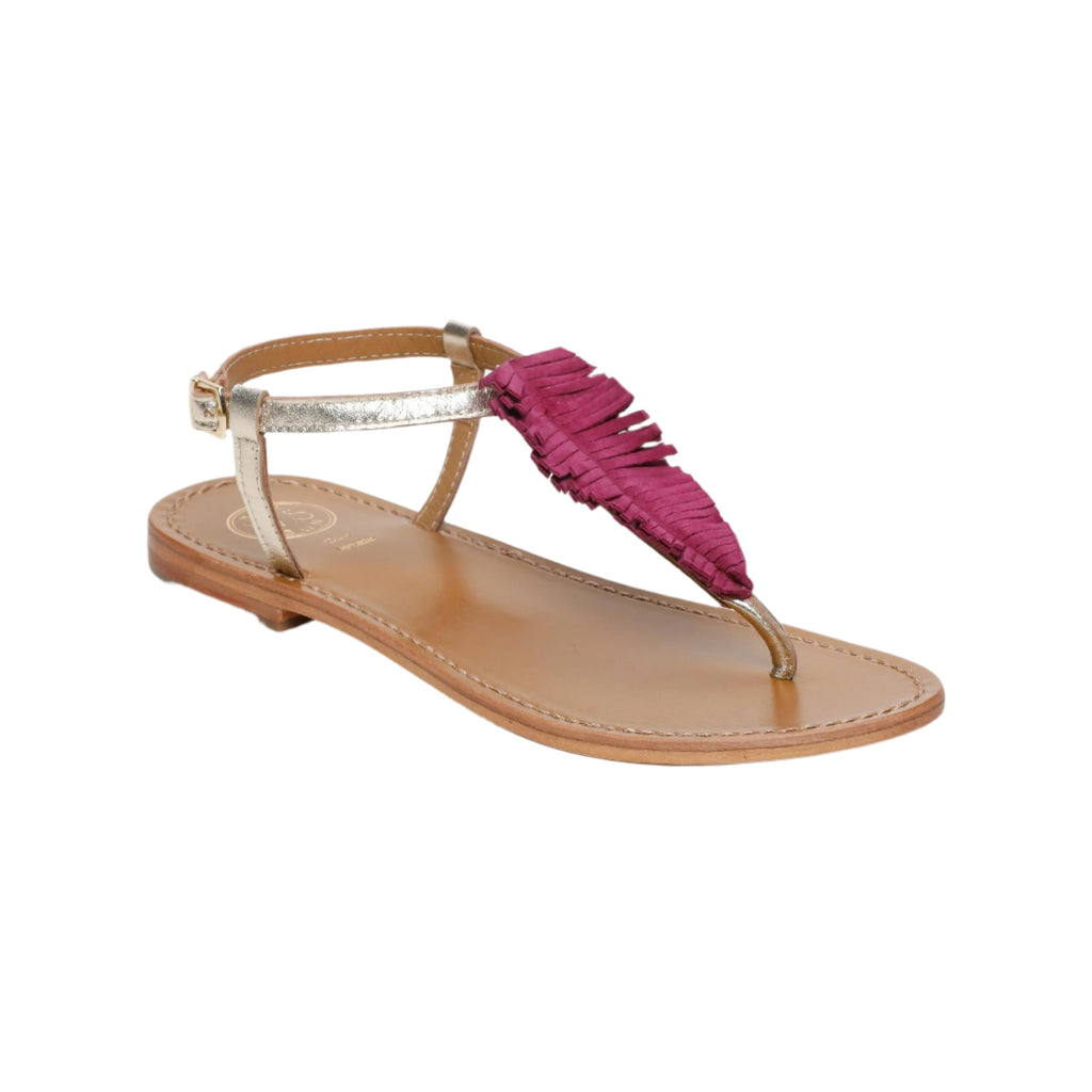 Sandales Catarina - Purple+Gold