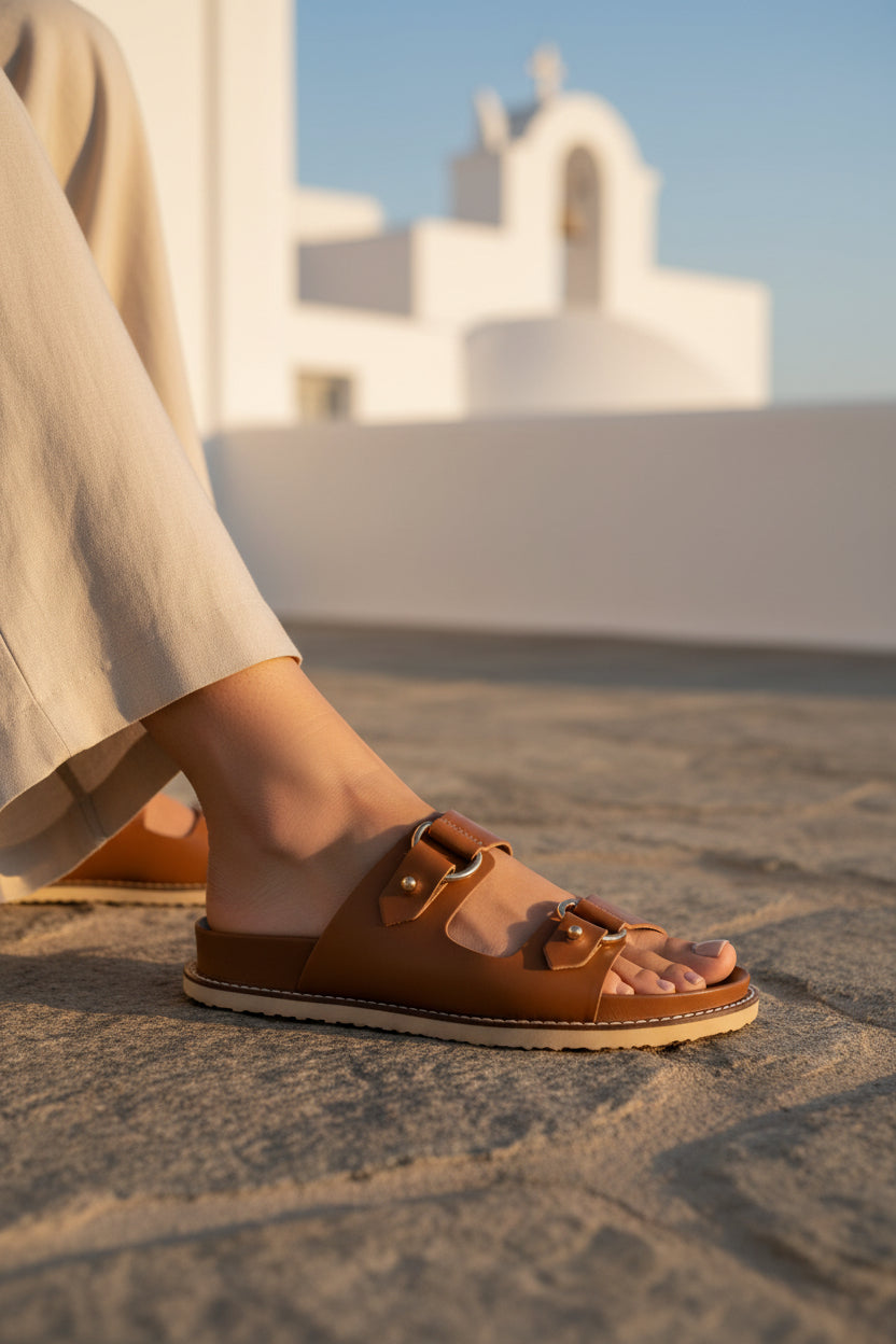 Mules Charlotte - Camel