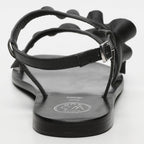 White Sun - Sandales Harper - Black Sheep Nappa - Black