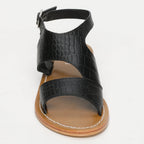Sandales Feijoa - Croco Noir