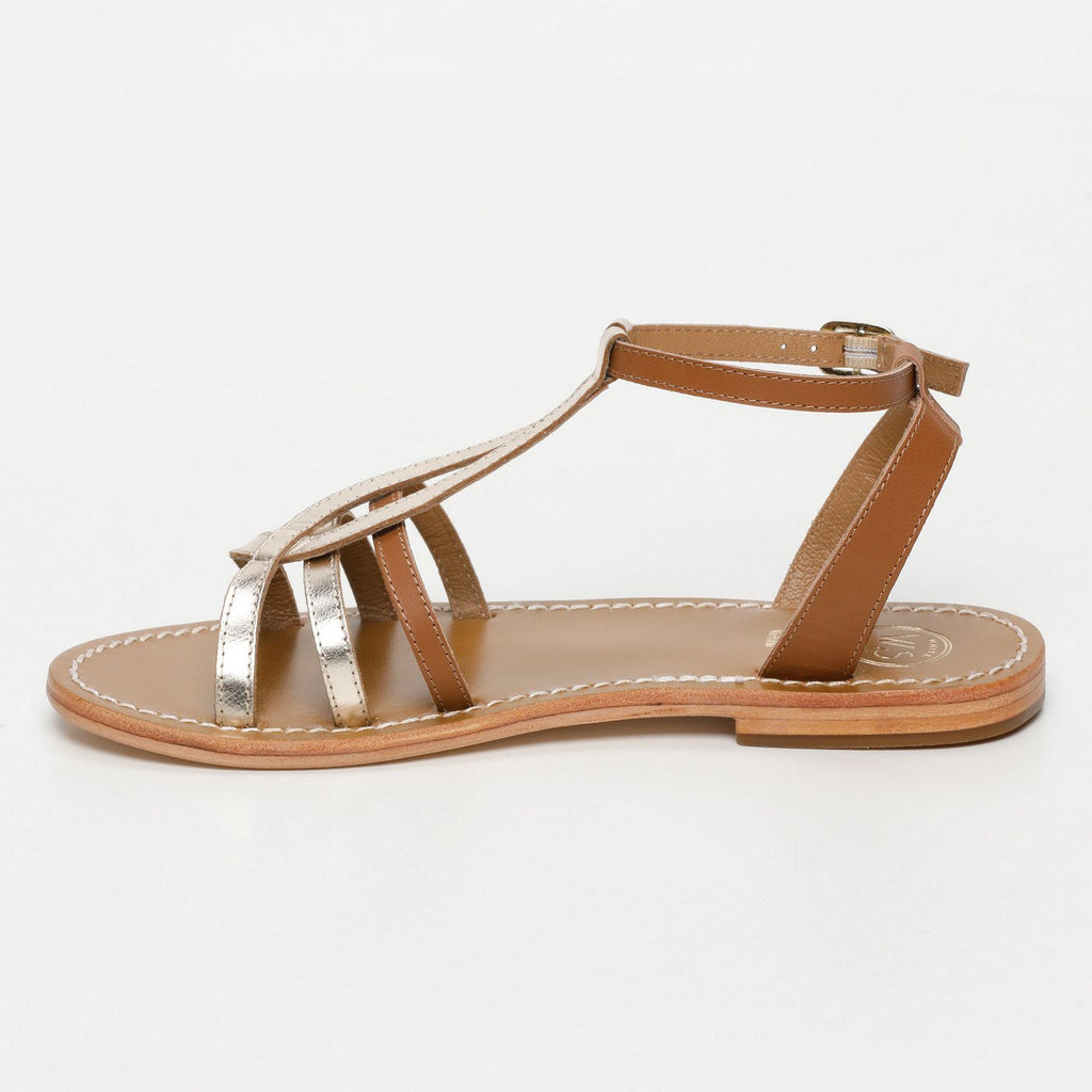Sandales Thoasa - Gold+Camel