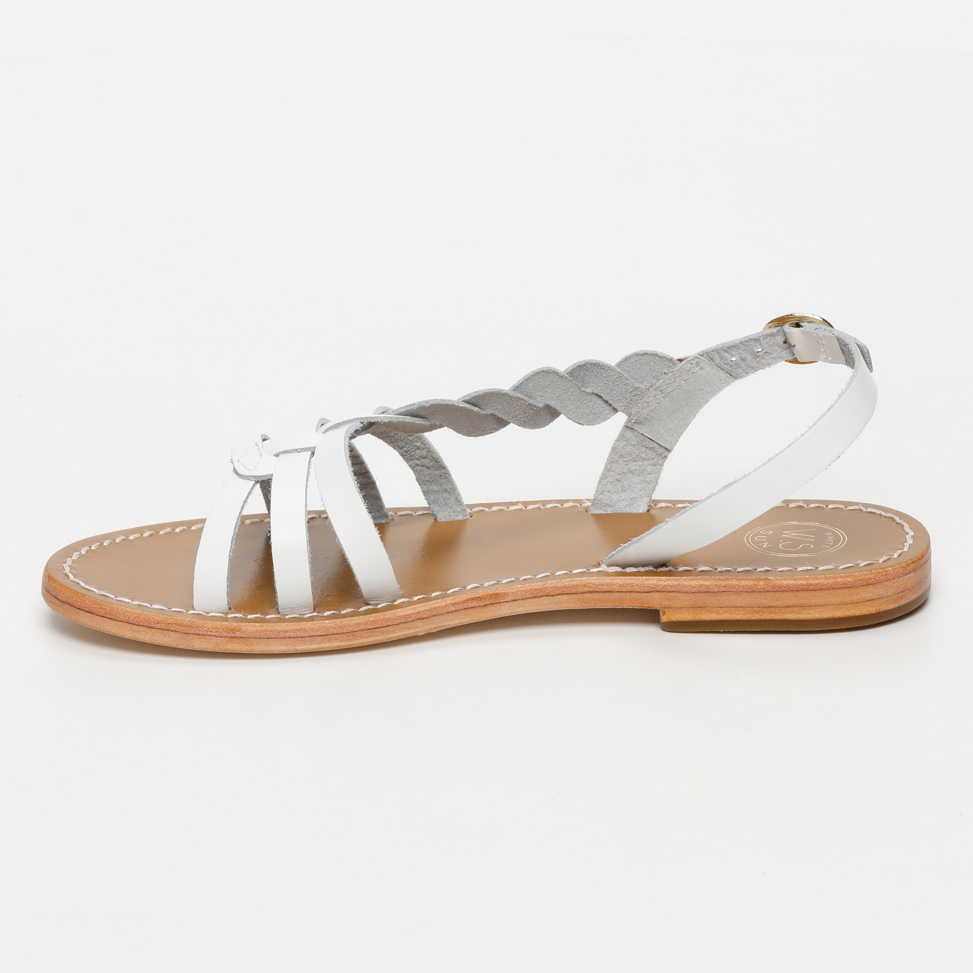 White Sun - Sandales Satyre - White Buff - White