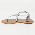 Sandales Scriptura - Bleu & Argent