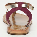 Sandales Scriptura - Violet & Or