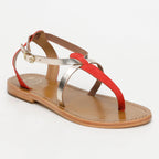 Sandales Scriptura - Rouge & Or