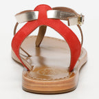 Sandales Scriptura - Rouge & Or