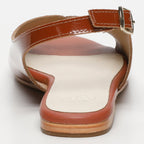 White Sun - Sandales Charly - Camel Buff Patent - Camel Patent