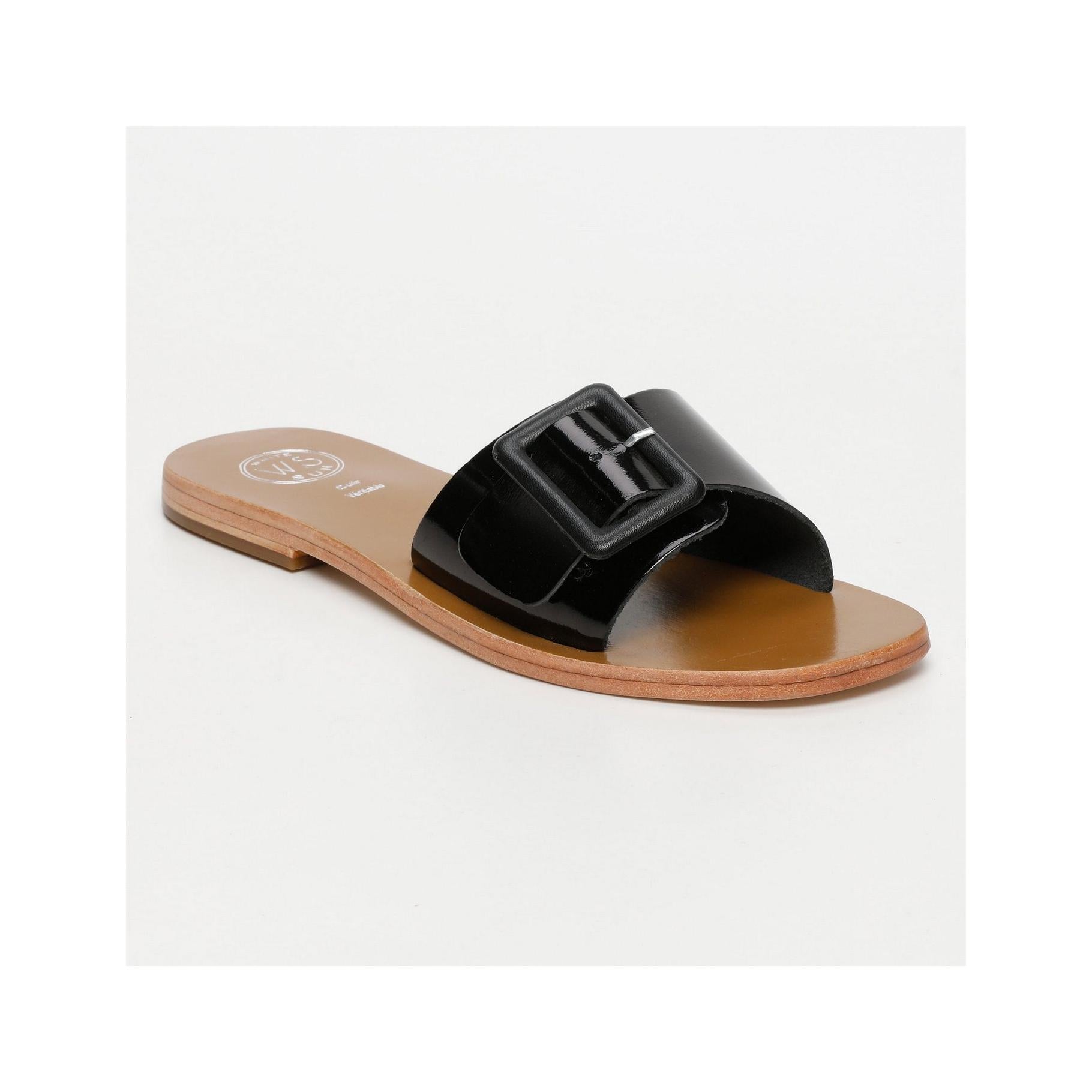 Sandales Ardashir - Black Patent
