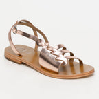 Sandales Delaram - Or Rose