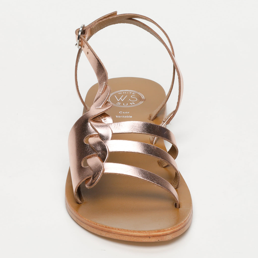 Sandales Delaram - Or Rose