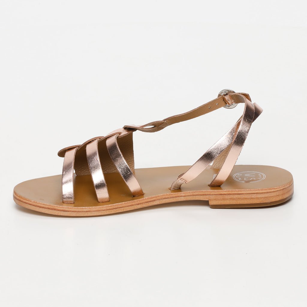Sandales Delaram - Or Rose