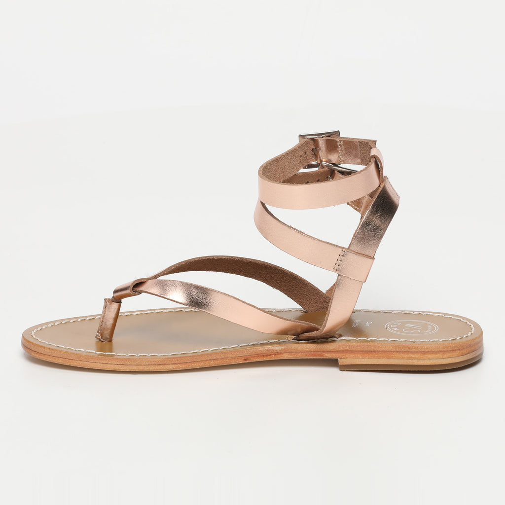 Sandales Thea - Or Rose