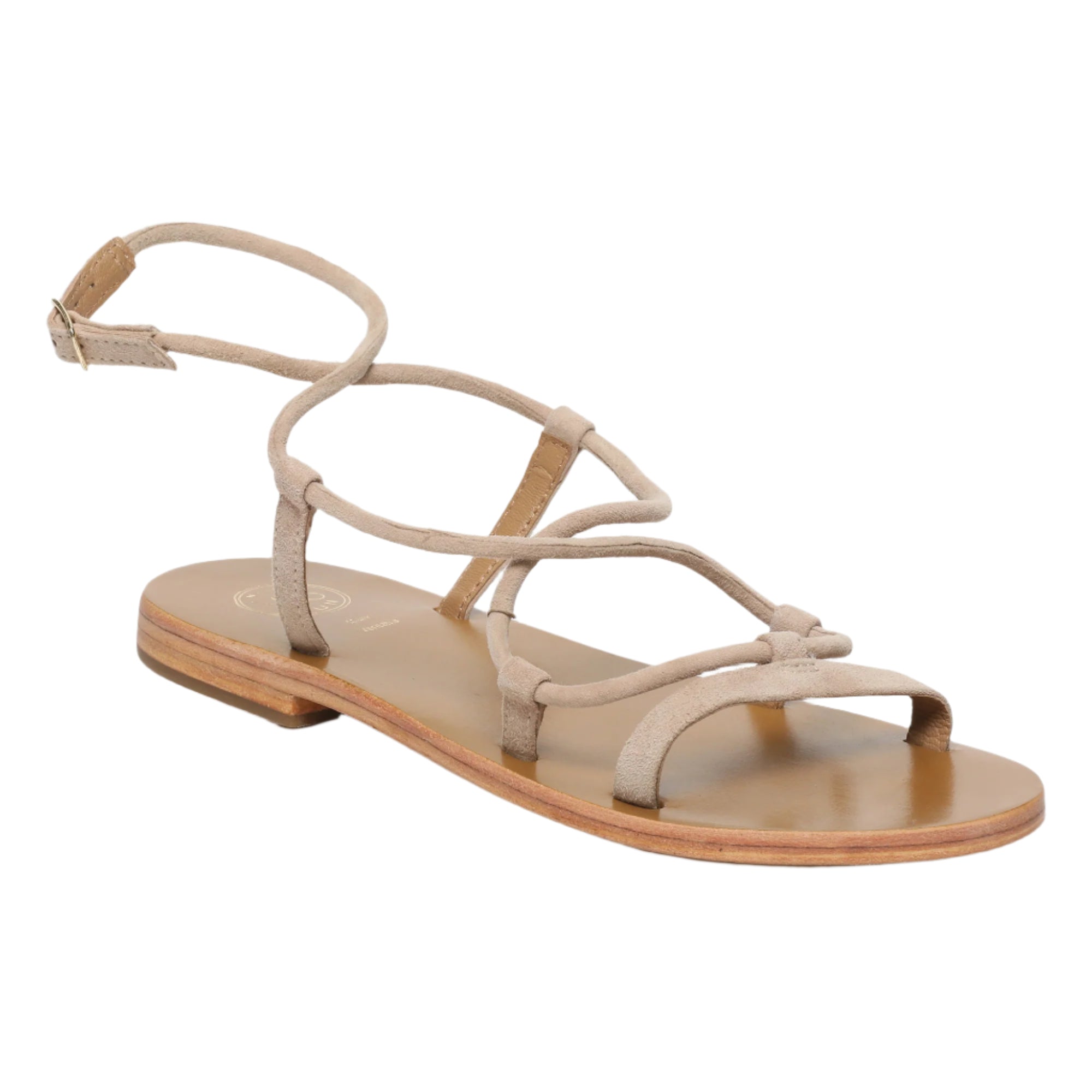 White Sun - Sandales Taylee - Light Beige Goat Suede - Light Beige