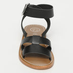 White Sun - Sandales Tahani - Black Buff - Noir