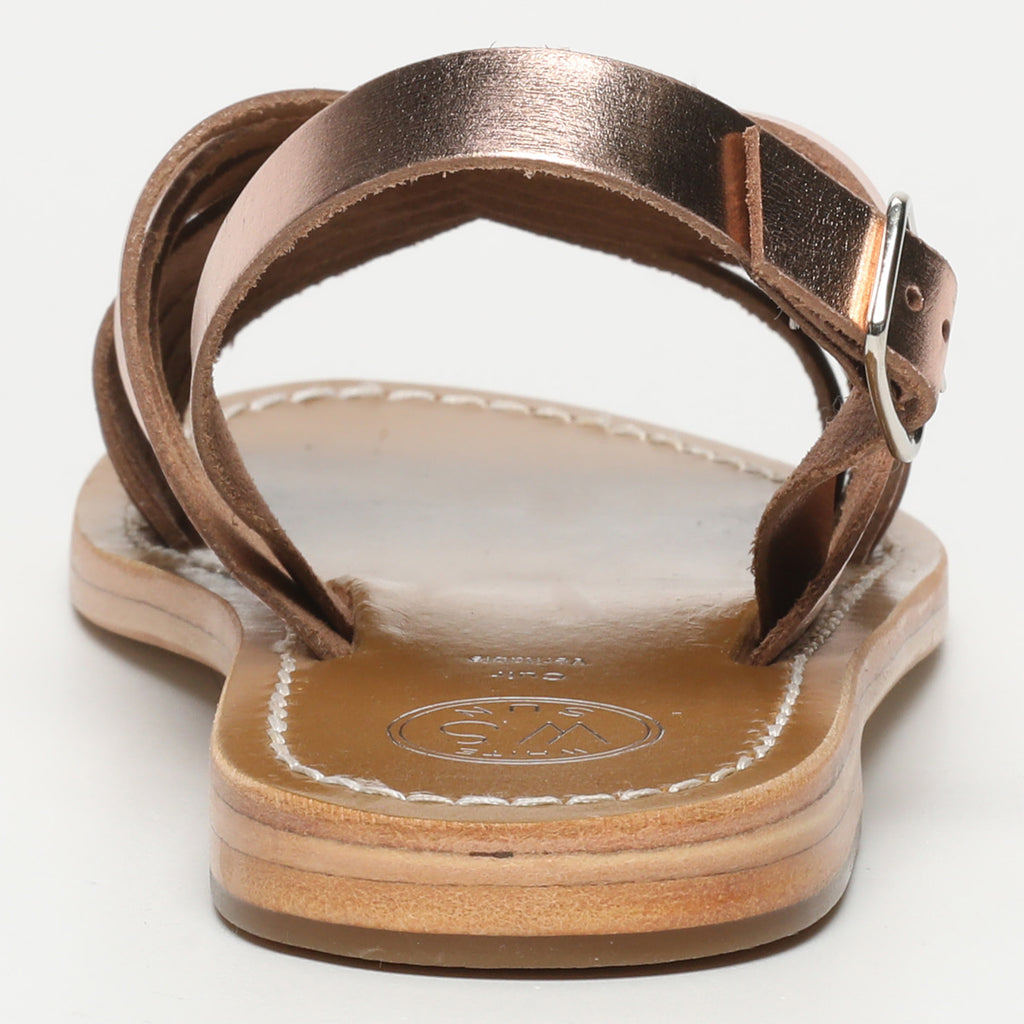 Sandales Trinity - Or Rose