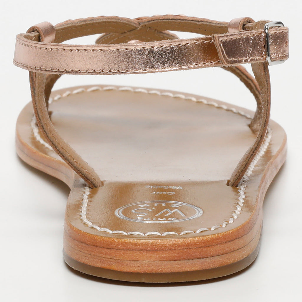 Sandales Tara - Or Rose