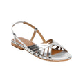 White Sun - Sandales Babitha - Silver Goat Leather - Silver