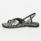 White Sun - Sandales Babitha - Pewter Goat Leather - Pewter