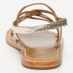 Sandales Tonosi - Light Gold Croco
