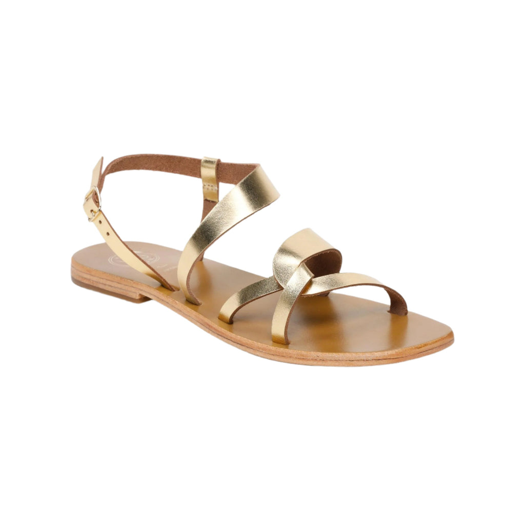 White Sun - Sandales Opio - Dark Gold Buff - Doré
