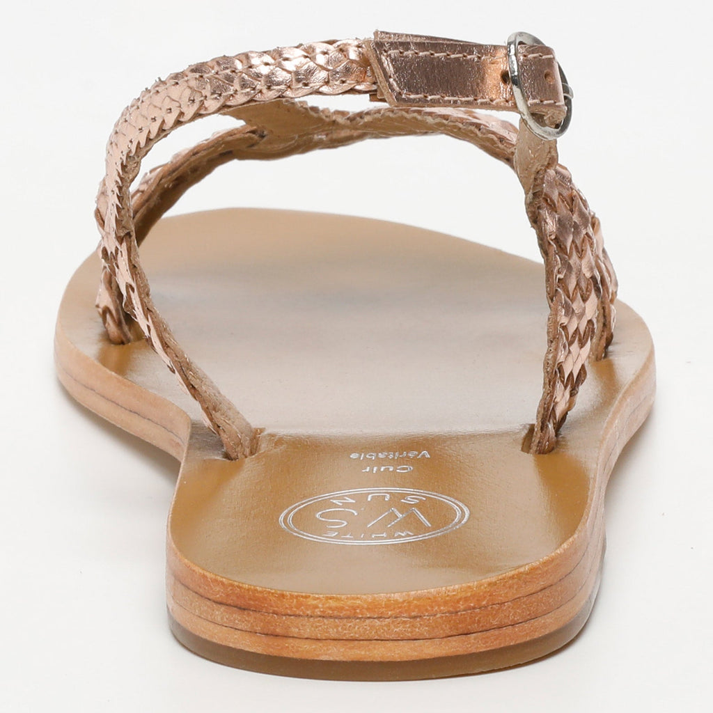 White Sun - Sandales Katy - Rosegold Buff - Rose