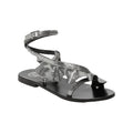White Sun - Sandales Yonora - Pewter Crackle Foil Goat - Gris
