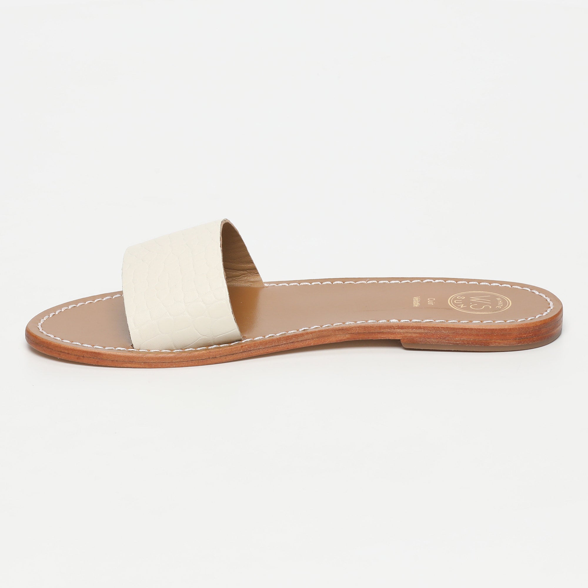 Sandales York - White Croco
