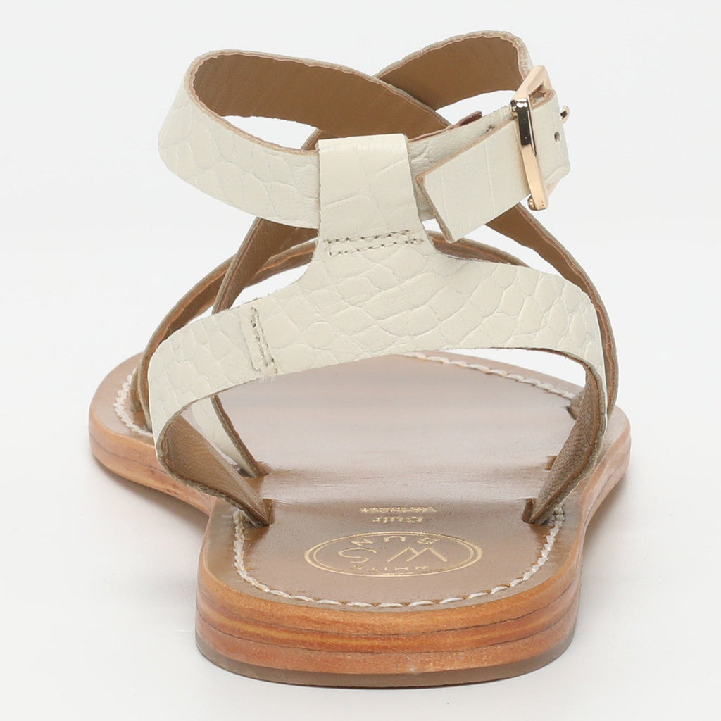 Sandales Lesia - White Croco