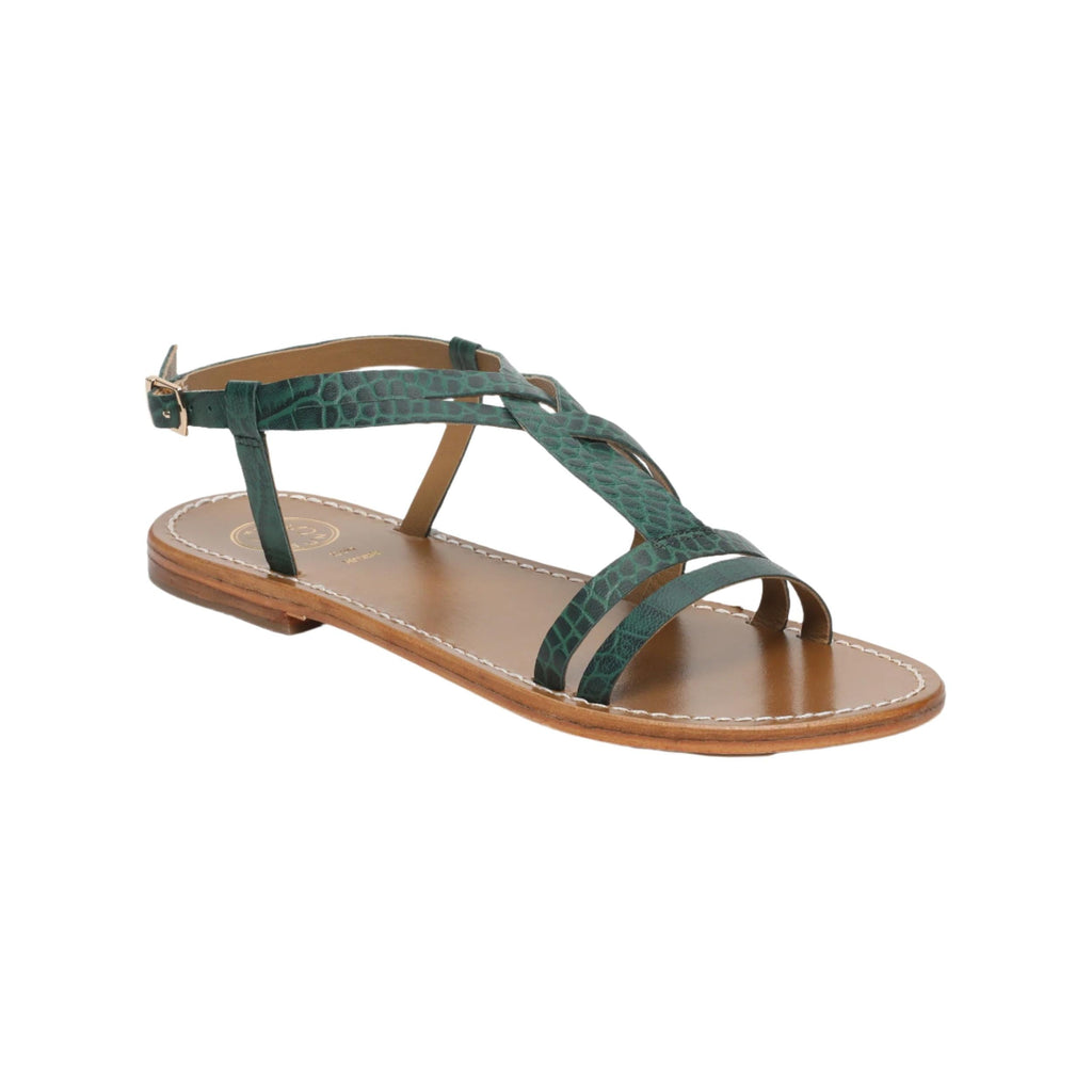 Sandales Berlanga - Green Croco