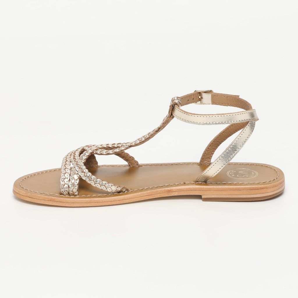 White Sun - Sandales Faelina - Gold Buff - Doré