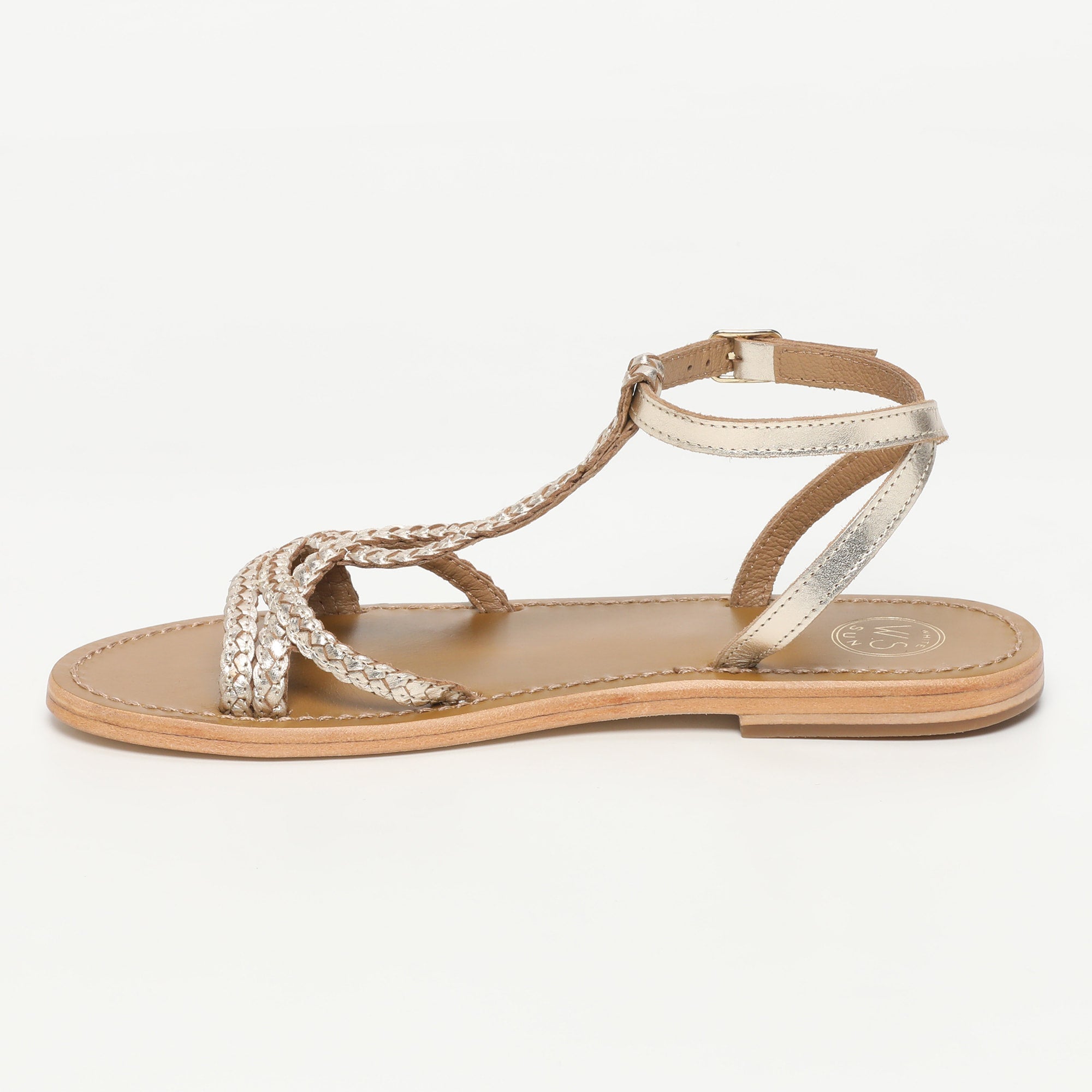 White Sun - Sandales Faelina - Gold Buff - Doré