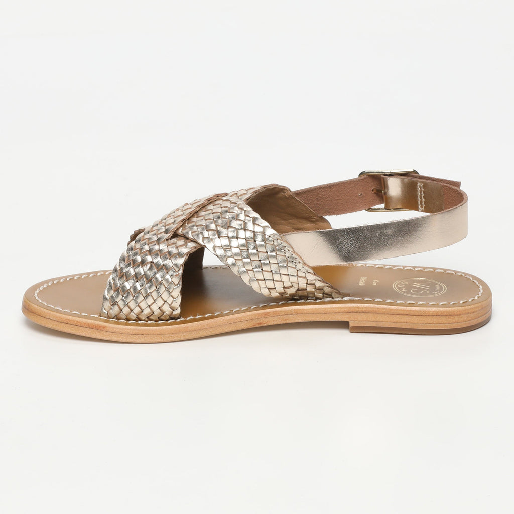 White Sun - Sandales Monica - Gold Buff - Doré
