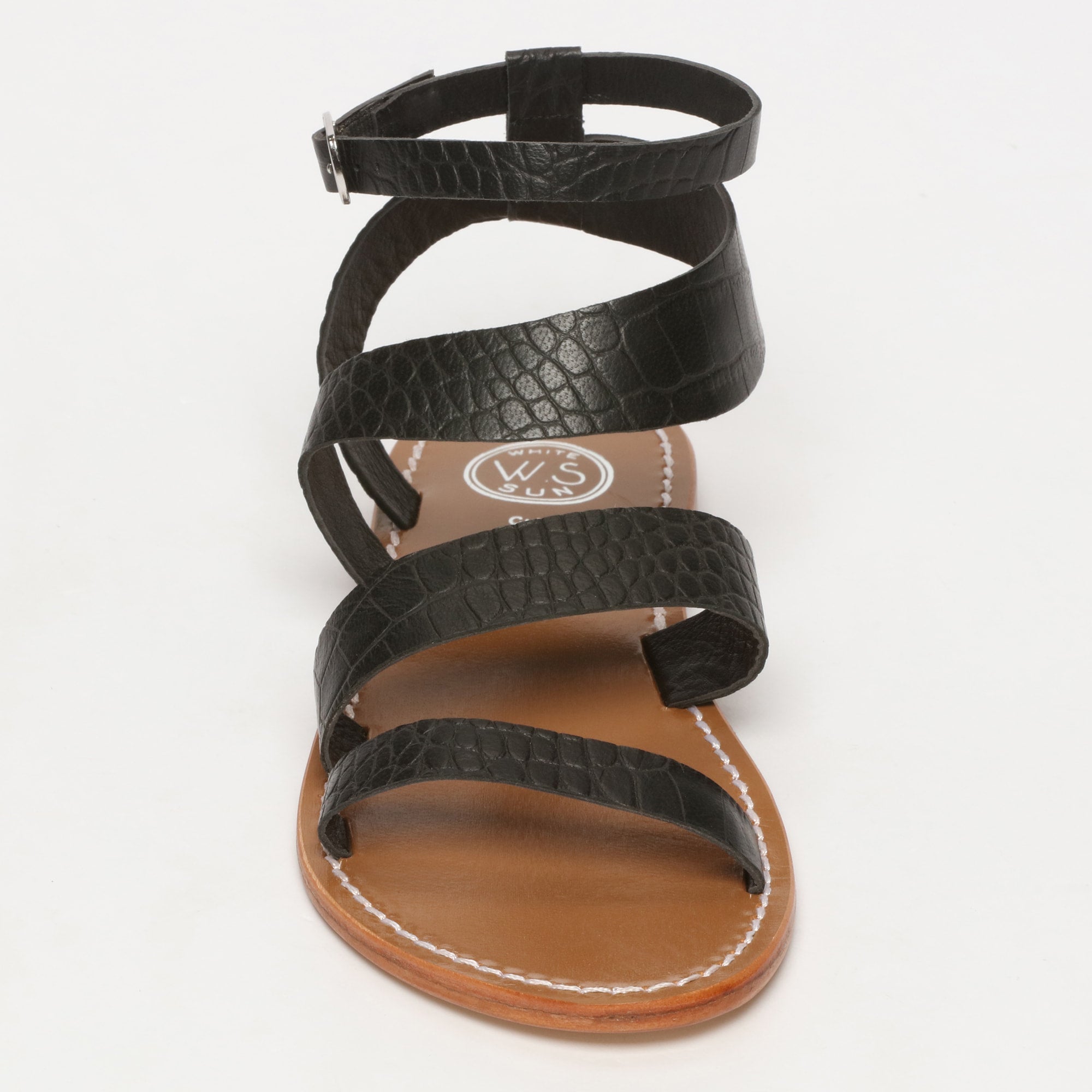 Sandales Oasis - Black Croco