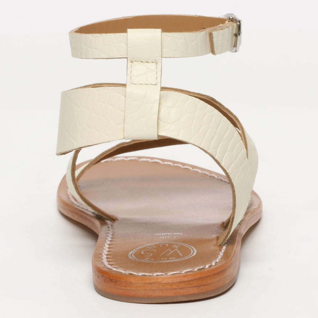 Sandales Oasis - White Croco
