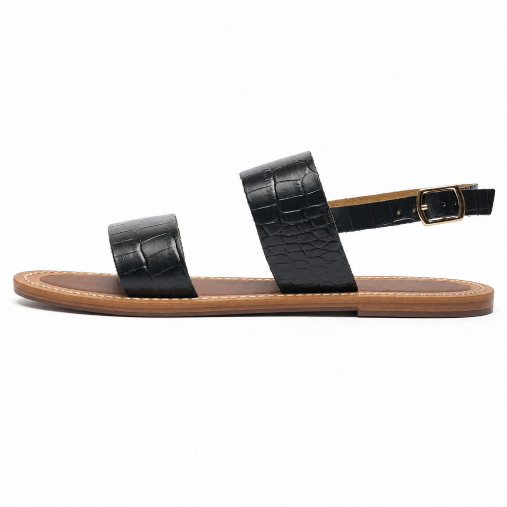 Sandales Giovanna - Black Croco