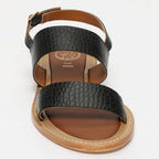Sandales Giovanna - Black Croco