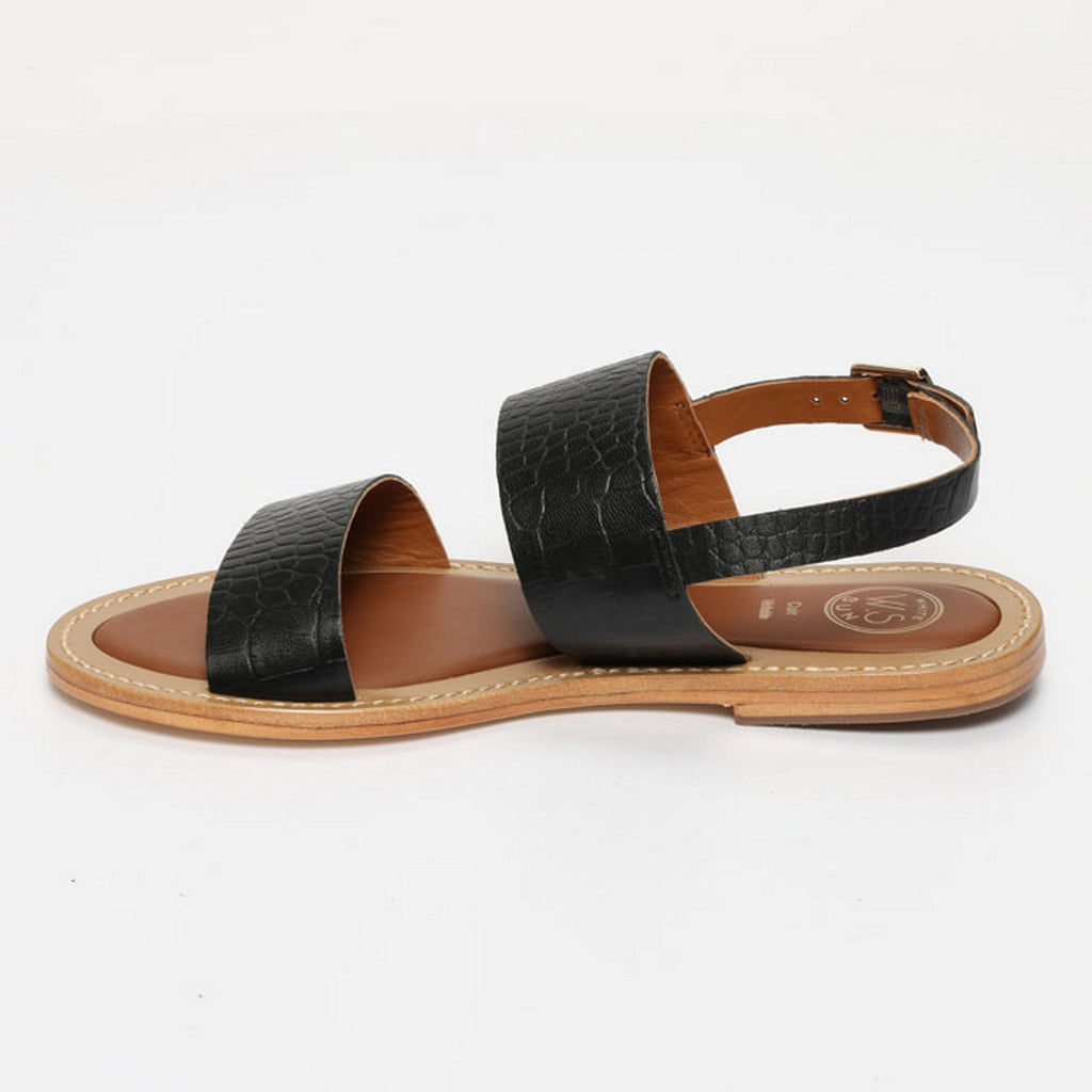 Sandales Giovanna - Black Croco