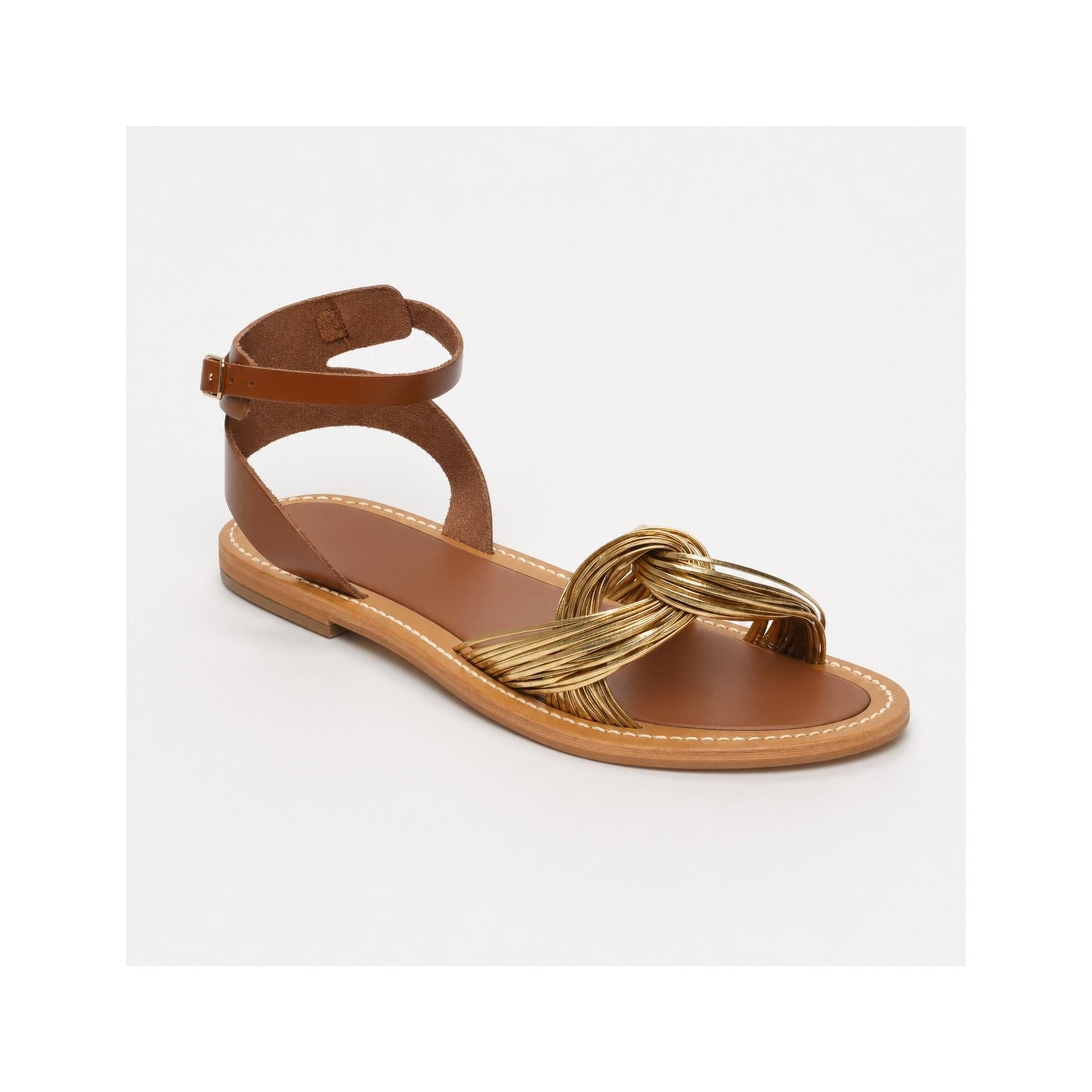 Sandales Oltria - Camel+Gold