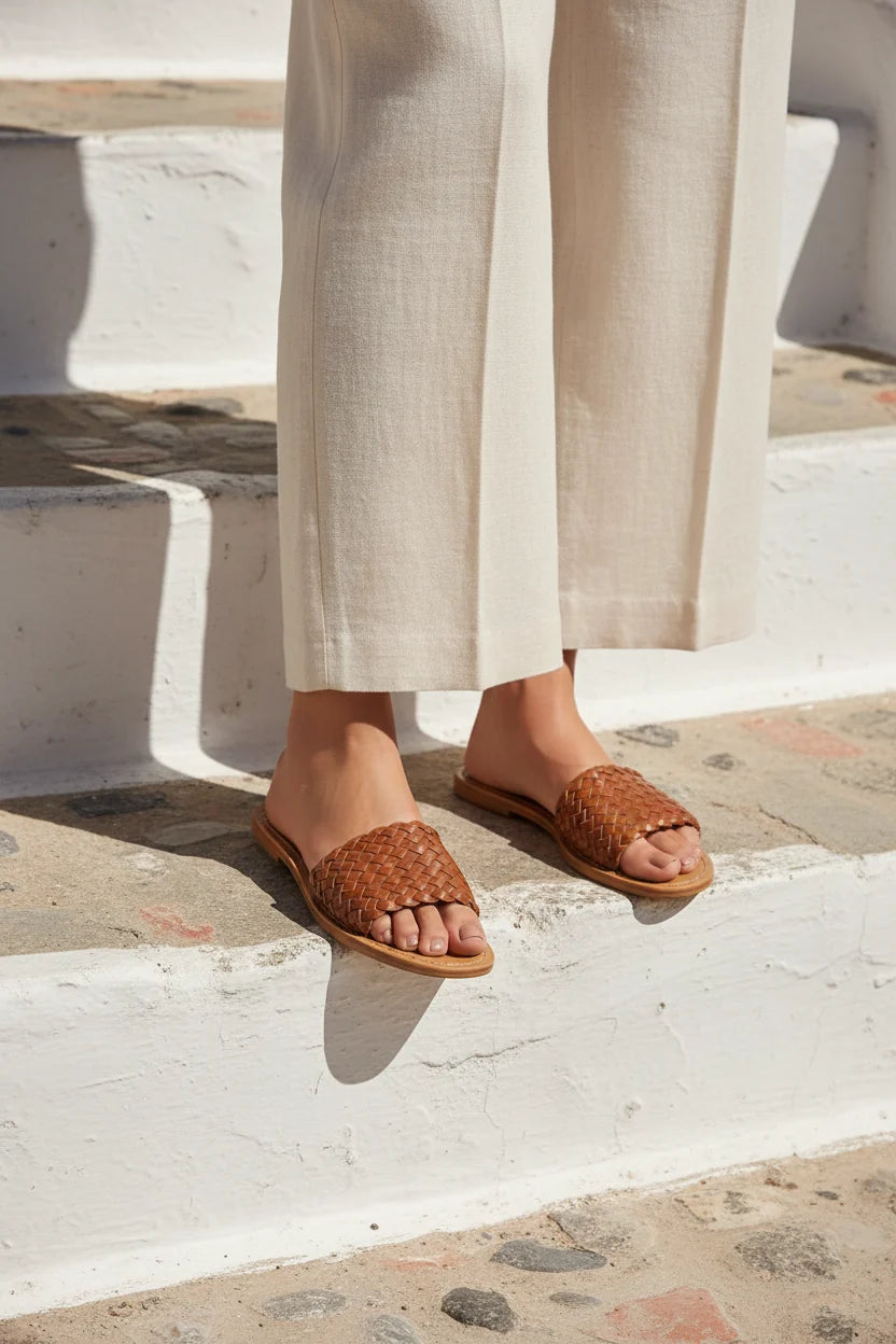 Mules Candida - Camel