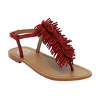 White Sun - Sandales Hydatina - Red Goat Suede - Rouge