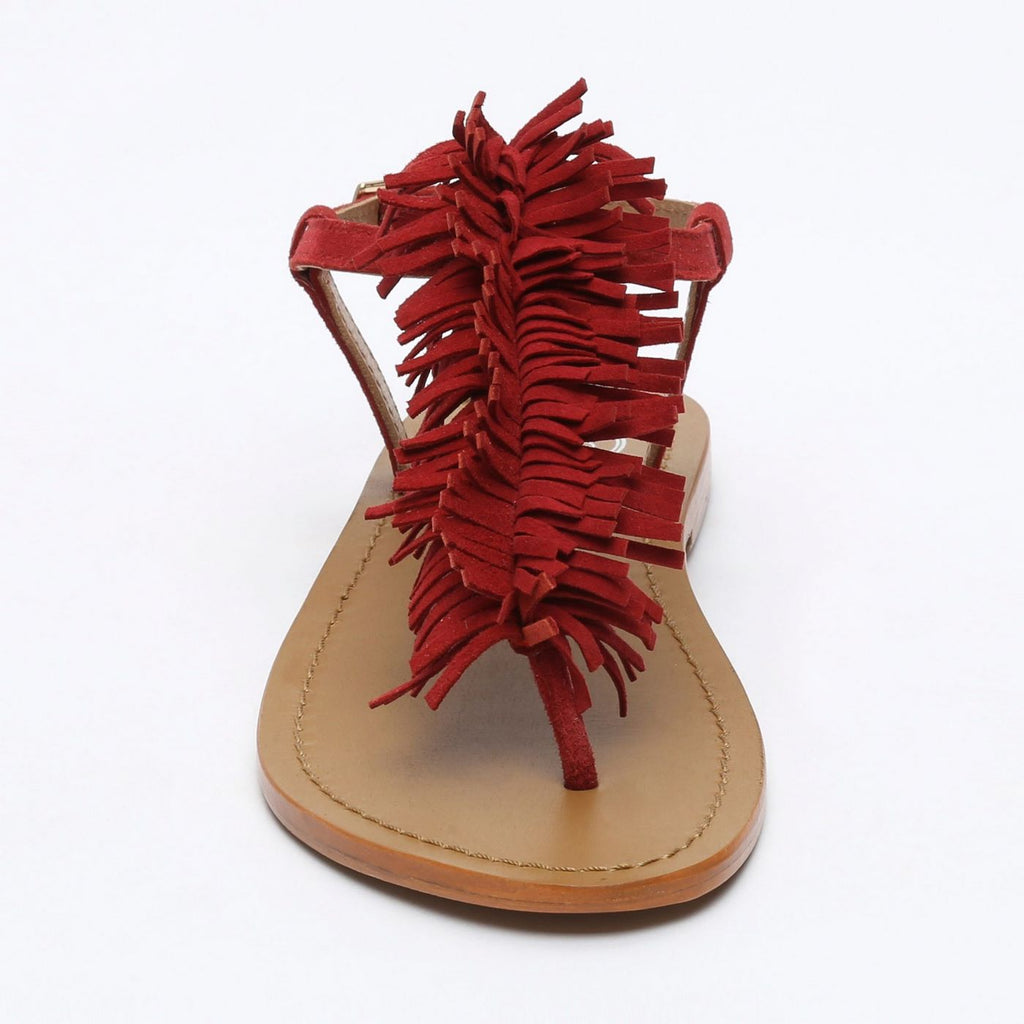 White Sun - Sandales Hydatina - Red Goat Suede - Rouge