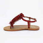 White Sun - Sandales Hydatina - Red Goat Suede - Rouge
