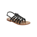 White Sun - Sandales Fusinus - Black Buff - Black