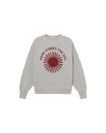 Sudadera gris retro sol Bonnie sostenible - silueta 1