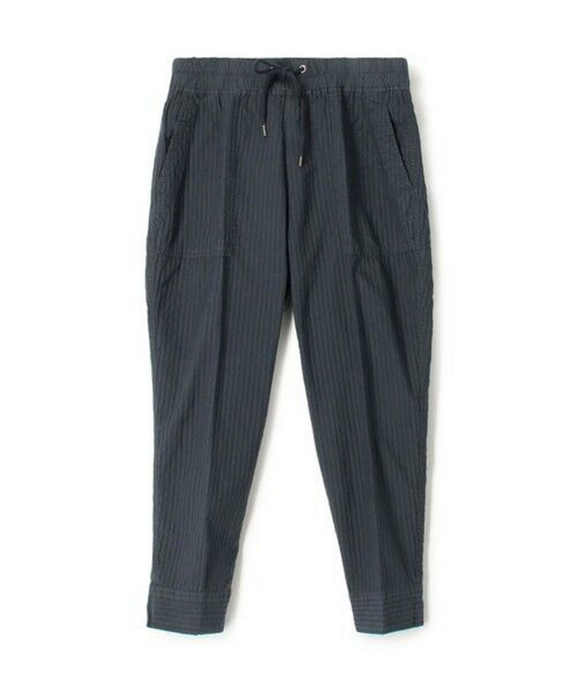 Pantalon Easy Fit Self Stripe - Bleu Pétrole - Femme
